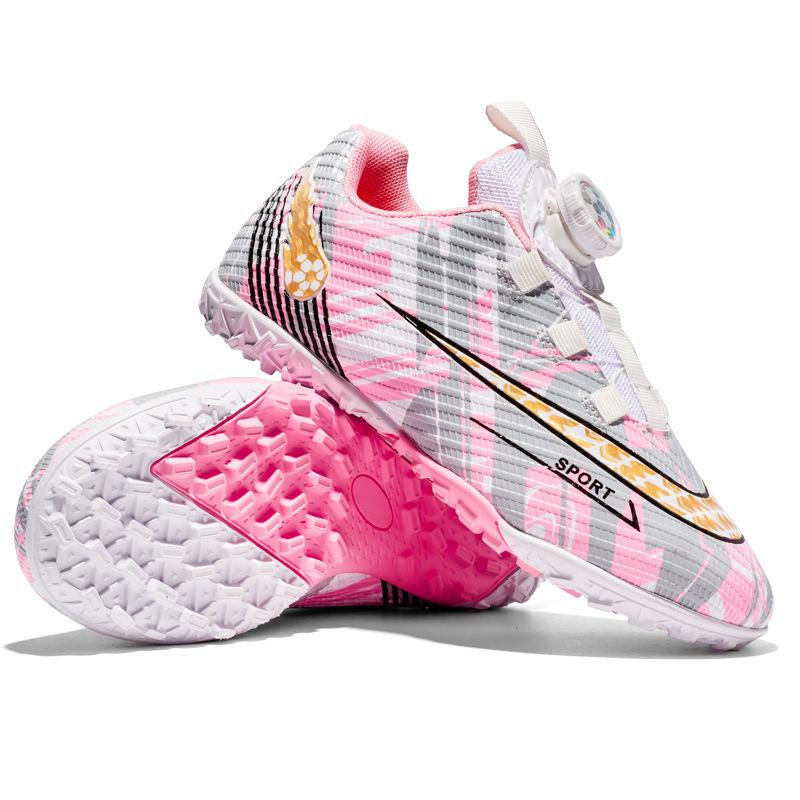 

Rotating Button Low Top Football Shoes Men S Broken Nails Tf Children S Girls Short Nails Student Training Children S Football Shoes 28