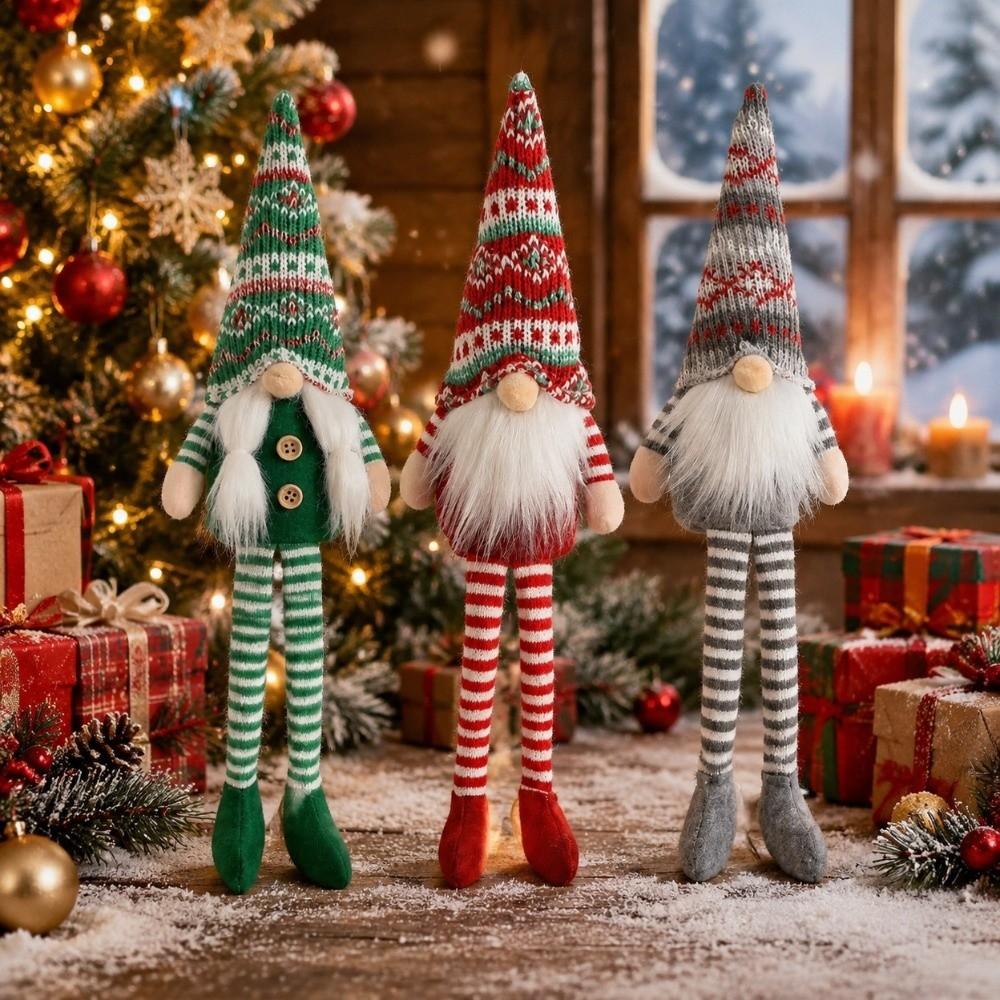 Exquisite gesichtslose Weihnachtspuppe Handgefertigte Weihnachtsgnome Elfenpuppen Valentinstagsdeko