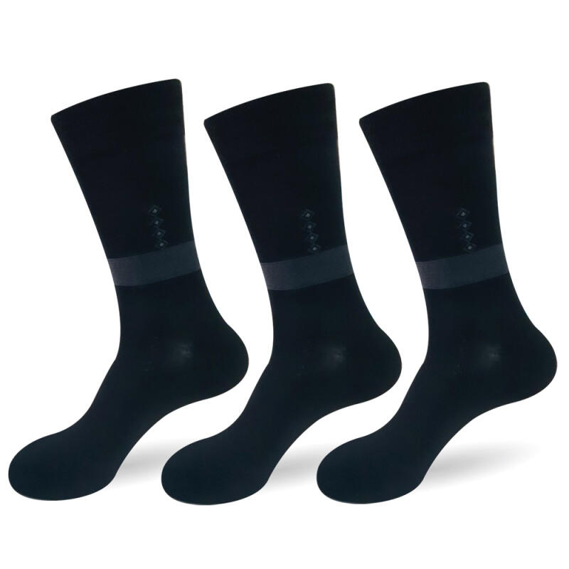 Sodilight Daily Men s Long Socks, 3-Pair Set gray