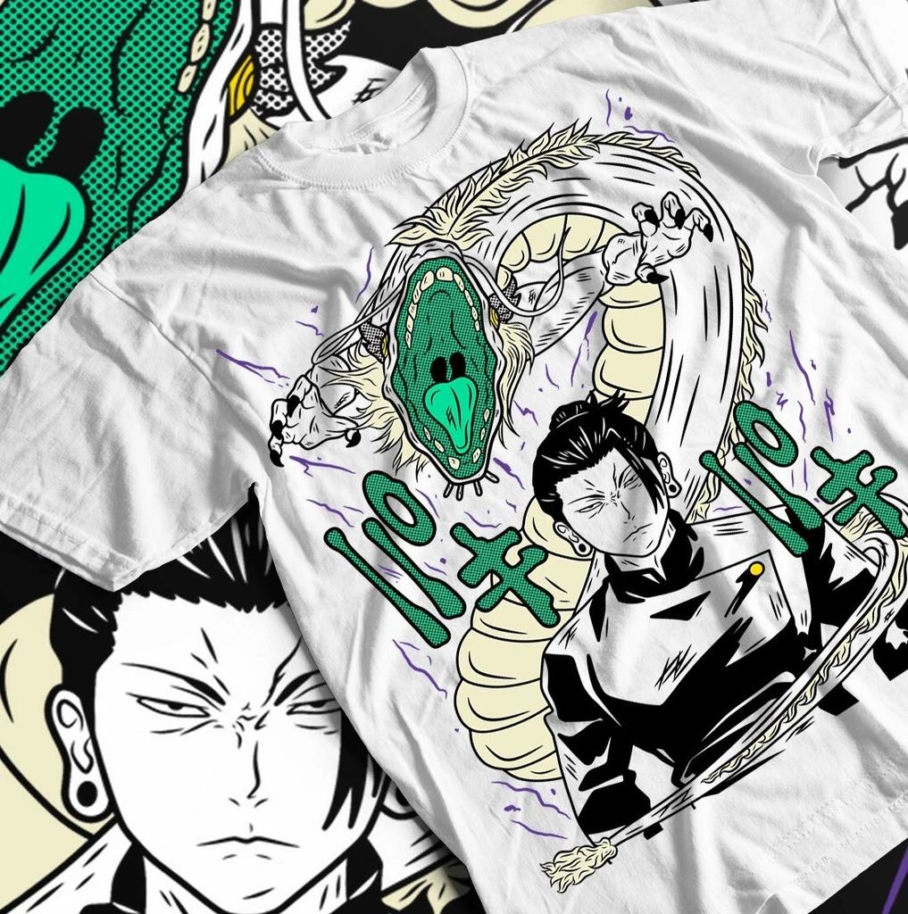 Geto Suguru Kurzarm Jujutsu Kaisen Gojo Anime Unisex Shirt T-Shirt Alle Größen