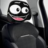 Cartoon Eye Car Headrest Covers Premium Wear Resistant Fabric Protectors Quick Setups for Vehicles Interior Decoration
