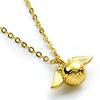 Harry Potter Golden Snitch Gold Tone Necklace