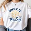 Squeeze The Day Shirt, Lemon Graphic Tee, Positive Quote Tshirt, Cute Summer Citrus Shirt, Trendy Vacation Graphic Tee, Summer Tshirt
