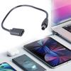USB C To 5.5x2.5mm Power Cable Female To Male Connectors Adapter Cord for Laptops Monitors Routers Supports Up To 3A