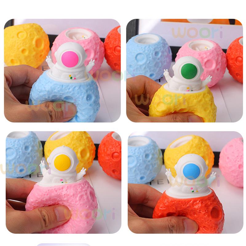 Ovly New Squeezing Rabbit Astronaut Frog Squirrel Cup Toys Playsetss Decompression Fidget Antistress Sensory Stress Reliefing Kids Gift Present