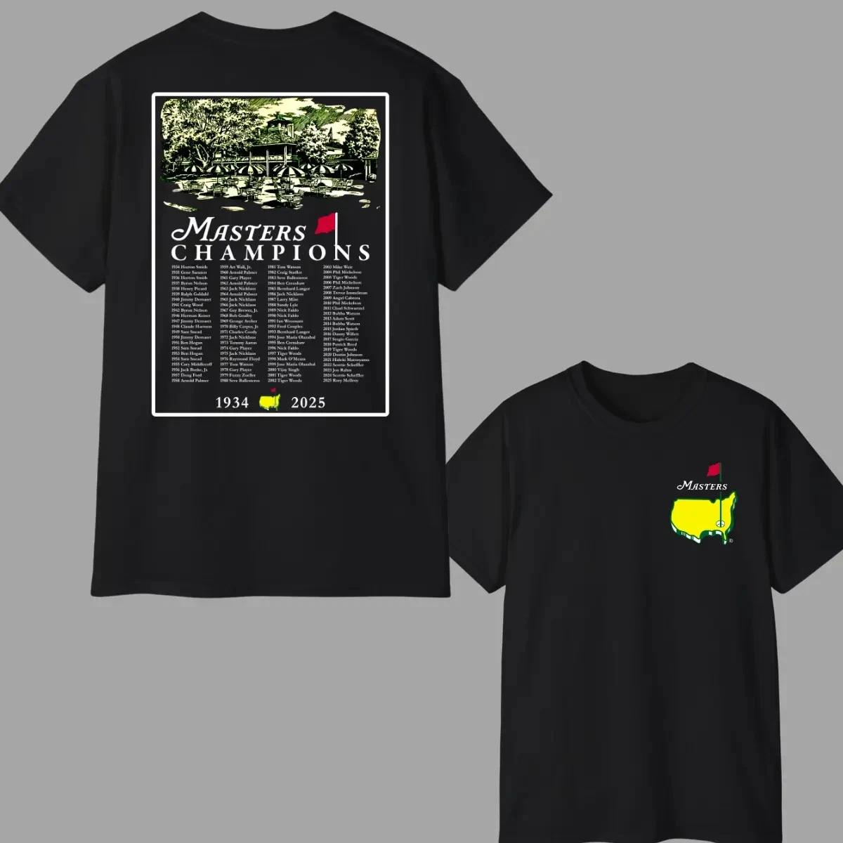 2025 Masters Tournament Augusta 91 Years Shirt, Golf Tournament T-shirt XL