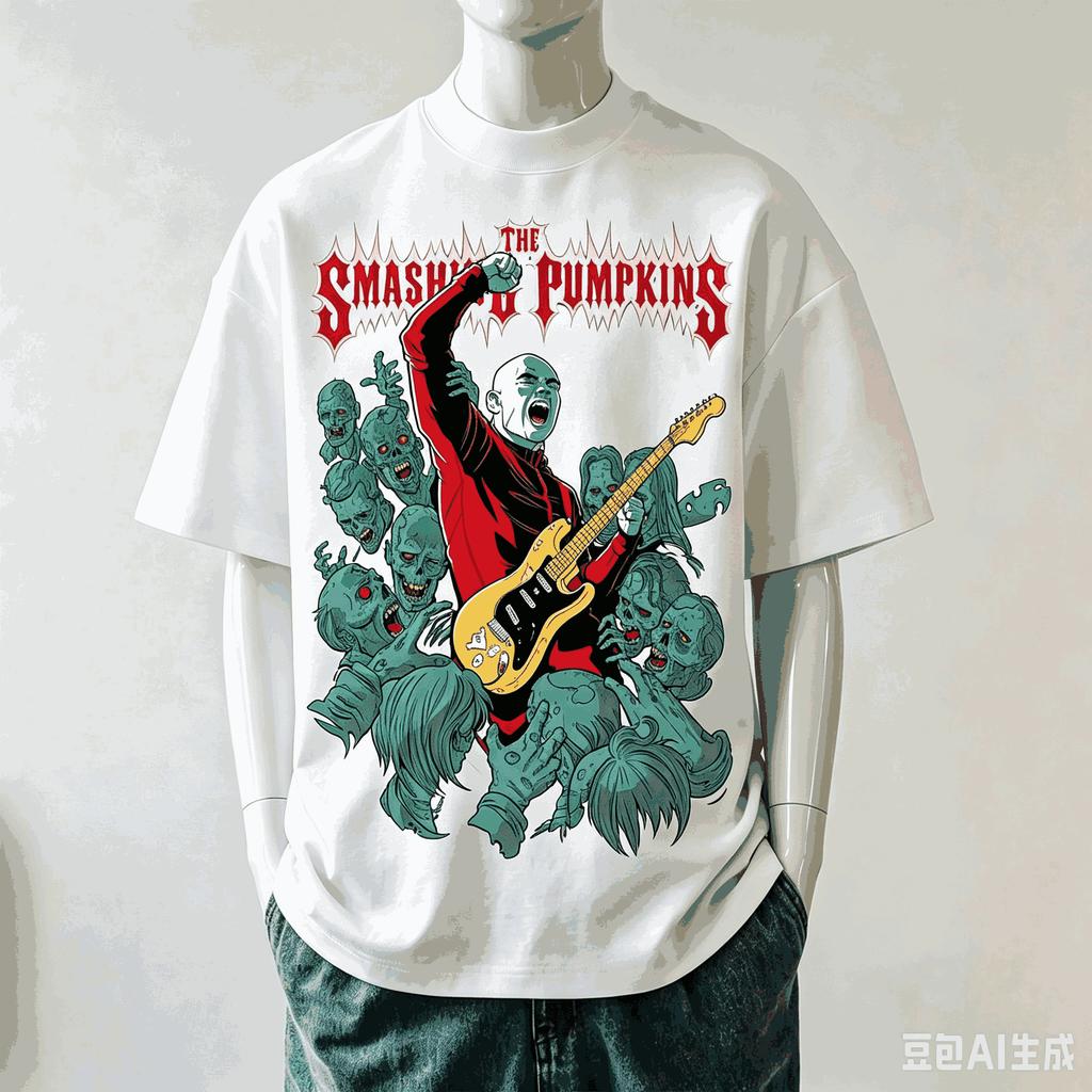 Smashing Pumpkins For Fan Gift Tshirt Unisex Unisex Harajuku Oversized Unisex Short Sleeve Streetwear High Quality Couples Classic