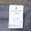 LANVIN en Bleu 3126206 Back Frill Denim Jacket Jacket 38 IndigoUsed