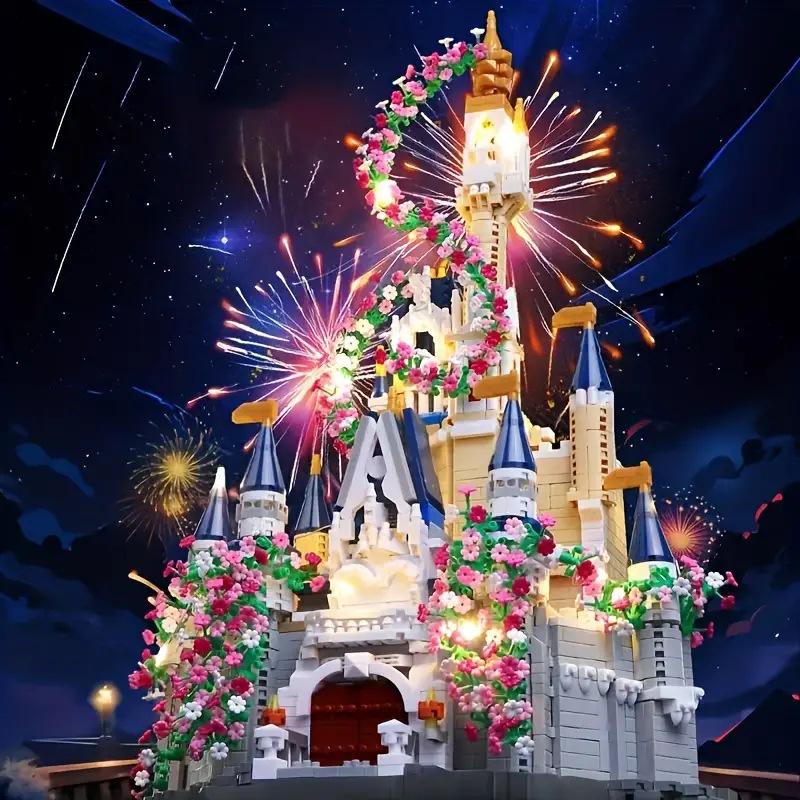 Princess Castle Lego-Compatible High-Difficulty Adult Model – Perfect Gift for Girlfriend