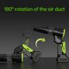 Electric Leaf Blower Cordless 21V Grass Blower Handheld Leaf Blower 3 Speed Mode and 180 degrees  Rotate Handle