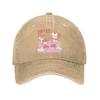 Cats Coffee Lover Baseball Cap Vintage Distressed Washed  Snapback Cap for Men Women Outdoor Activities Adjustable Caps Hat