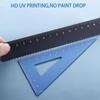 Geometry Compass Office Examination Stationery Aluminium Ruler Set Drafting Supplies Metal Rulers