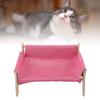 Elevated Cat Couch Wood Structure Stable Support Relaxing Strong Load Capacity Cat Sofa Bed for Home