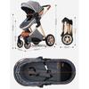 3-in-1 Baby Stroller Combined Car Seat Bassinet High Reversible Adjustable Trio Yoyo Handle Wheels Puncture-proof High Quality
