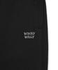 WACKY WILLY Signature Wide Sweatpants Black