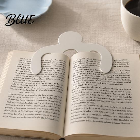 Integrated Molding Bookmark 3D Printed Bookmark Hands Free Reading Design Creative Book Page Matte Black Clip Securely Fun Accessory for Students