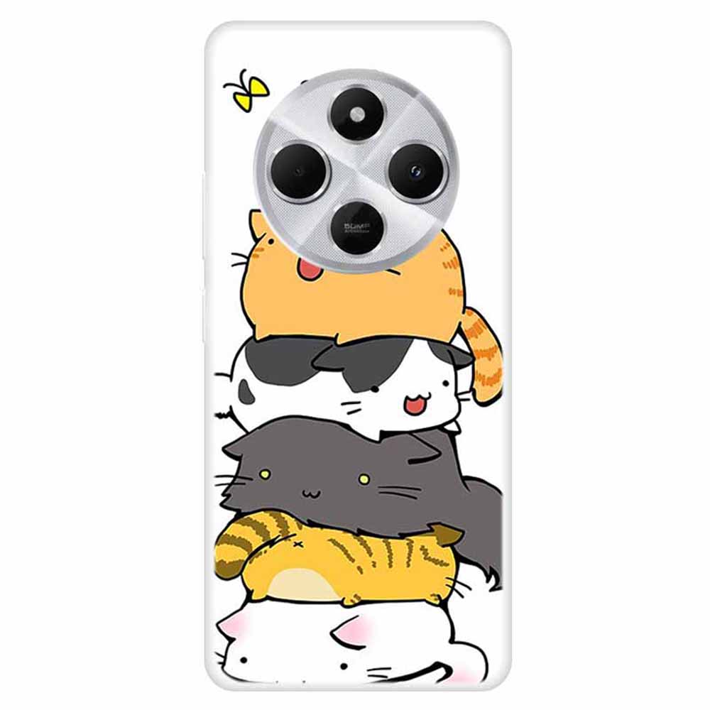 TPU Case for Xiaomi Redmi 14C 4G/14R 5G/Poco C75 4G Pattern Printing Anti-Drop Phone Back Cover
