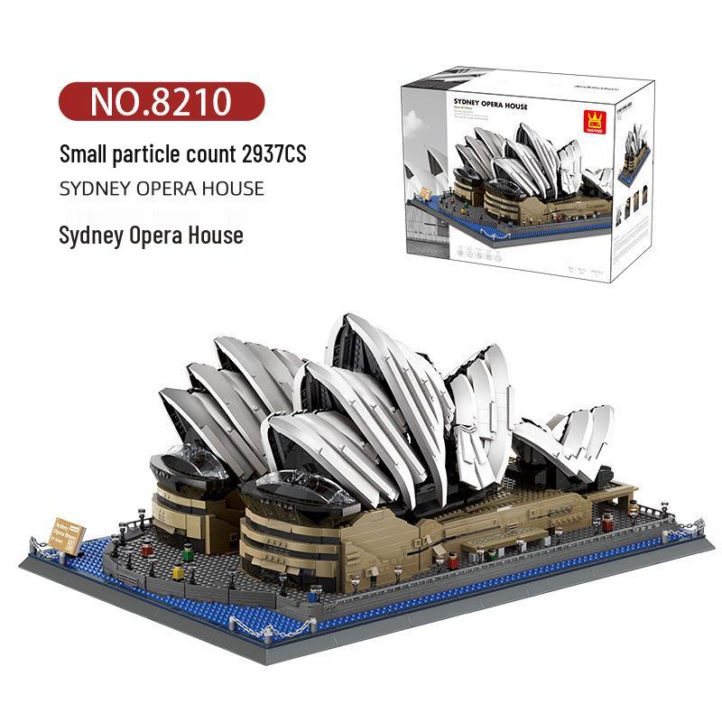 Wange 5218 Yellow Crane Tower Model - Free Shipping & Educational Building Blocks