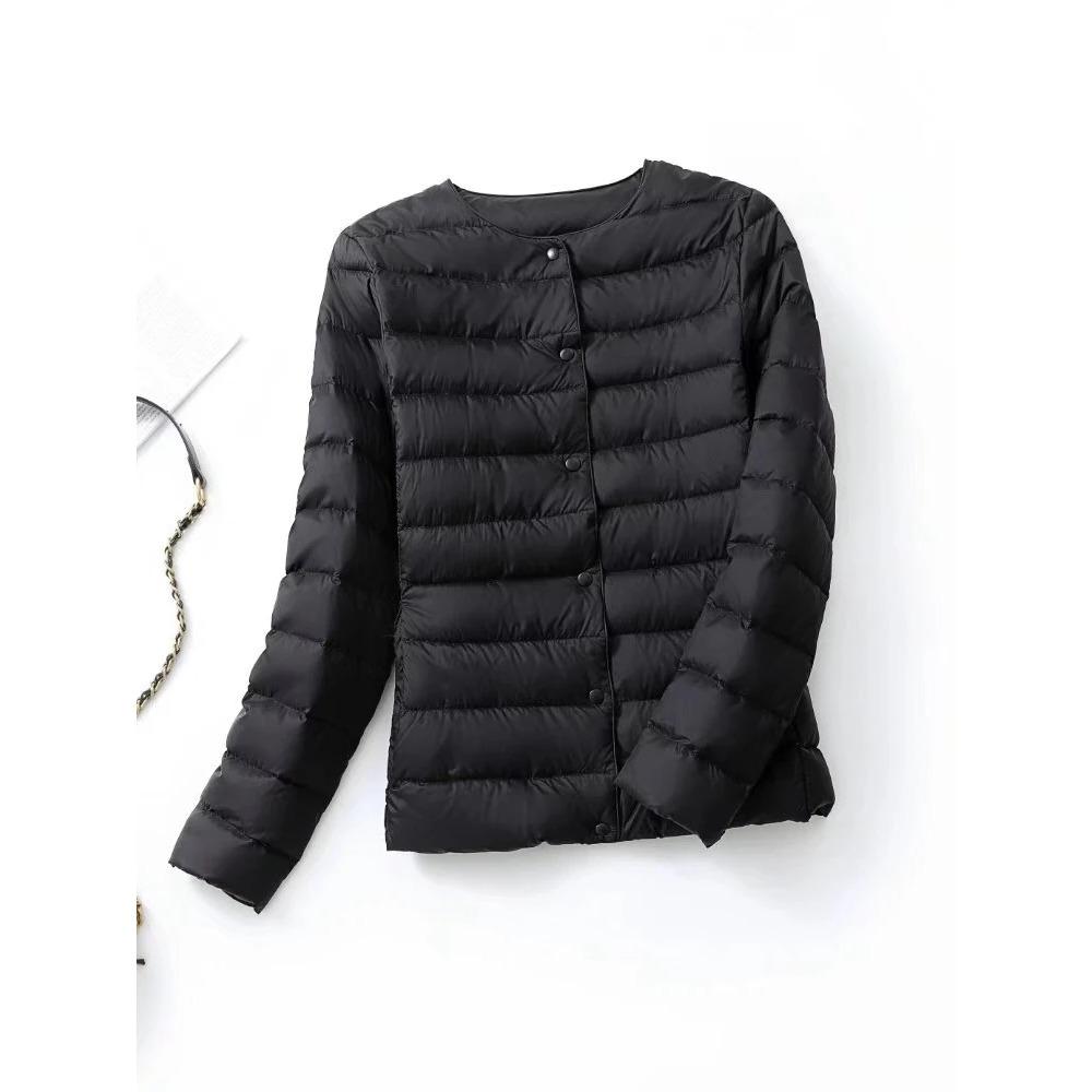 Ultraleichte Daunenjacke für Damen, mattes Gewebe, leichte Jacke, warm, winddicht, Parka, Damen-Daunenjacken plus Mäntel