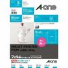 A-One Label Sticker Waterproof Glossy Film A4 Uncut 5 Sheets 29281