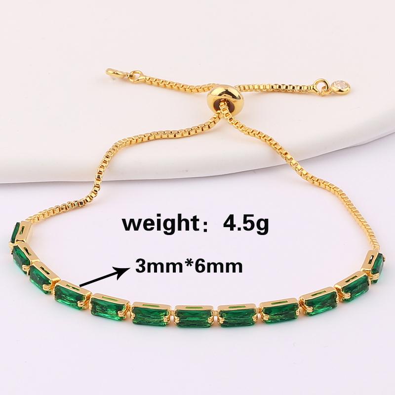 

Mix Style Tennis Bracelet for Women Bracelets Green Cubic Zirconia Party Wedding Hip Hop Pulseras Mujer Jewelry Christmas Gift