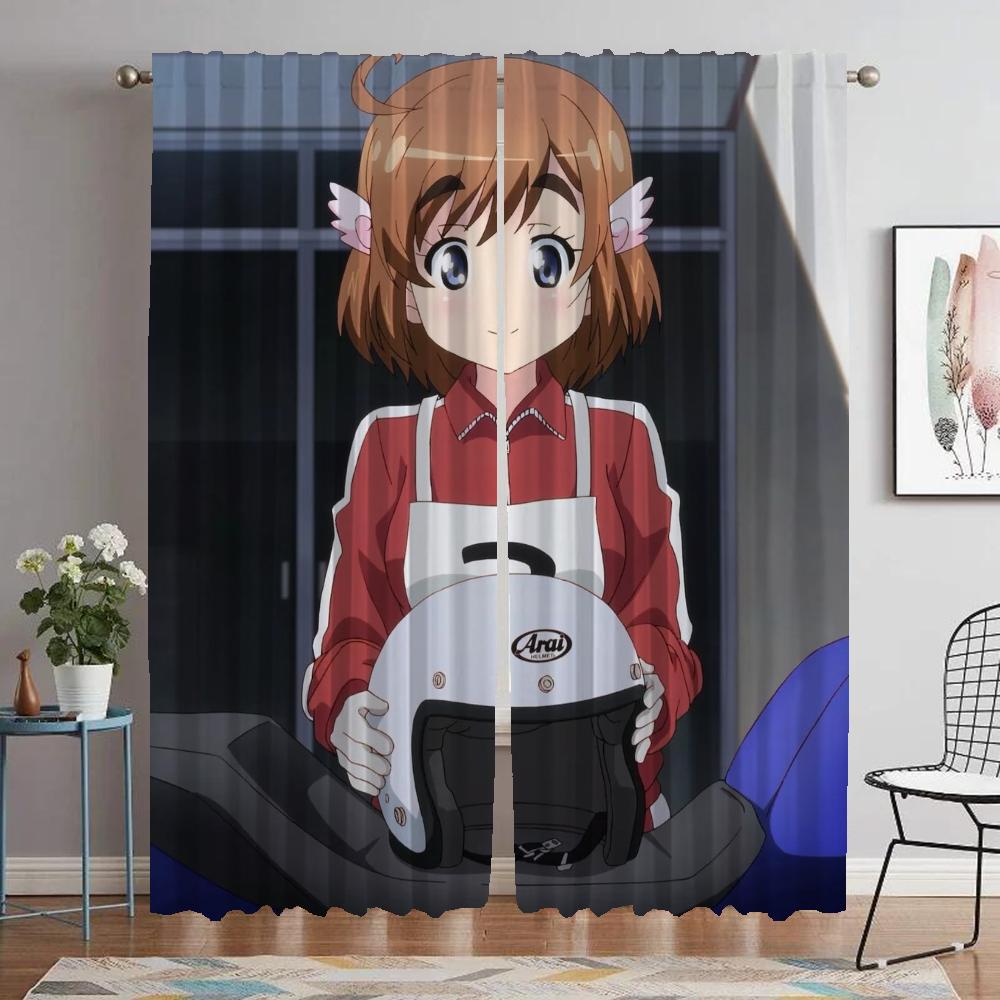 

Bakuon Window Curtain for Room 2 Panel Blackout Curtains Shades Partition Home Interior Curtains Halloween Decoration Living W50xH70cmx2pcs-CL