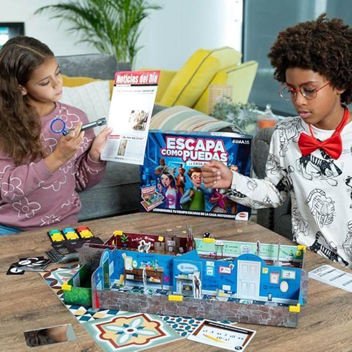 Jeu de plateau d'évasion en 3D - 80 cartes de pistes - 15 cartes de hasard - 38 pièces - Plateau de jeu en 3D