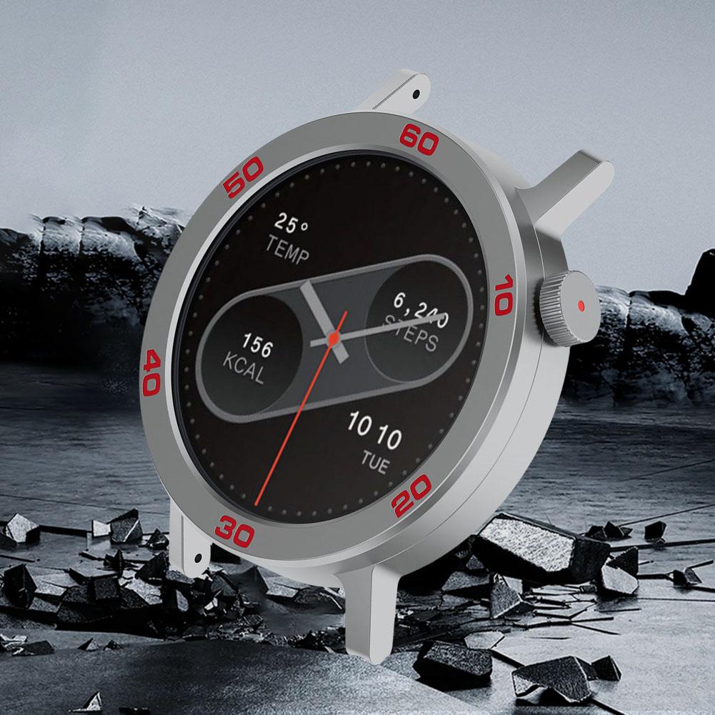 Metal Bezel Ring Metal Protector Watch Case Strap Cover Tempered Film Replacement Case Cover Ring for CMF Watch Pro 2 Smartwatch