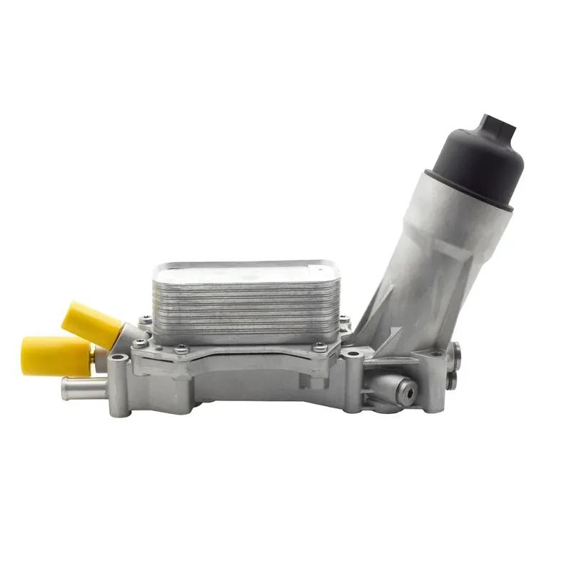 Aluminum Housing Engine Oil Filter Cooler Assembly For Jeep Dodge Chrysler V6 3.6L11-17 926-876 68310865AB 68105583AB
