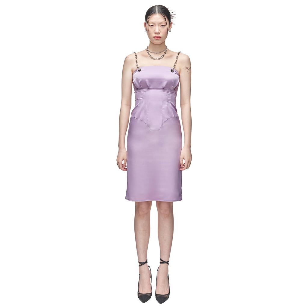 Kimjisu Marble Tailored Dress _ Lilac