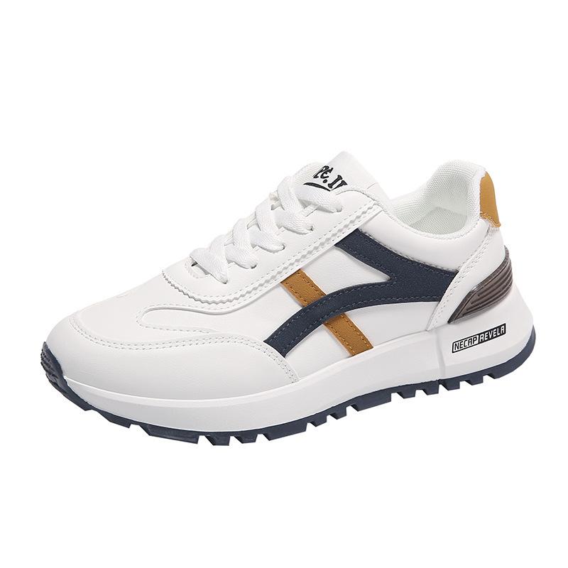 Ins Koreanische Version der neuen Forrest Gump Schuhe Damen 2025 Herbst Studenten Sport Laufschuhe Casual Plateau Low-Top Schnürschuhe