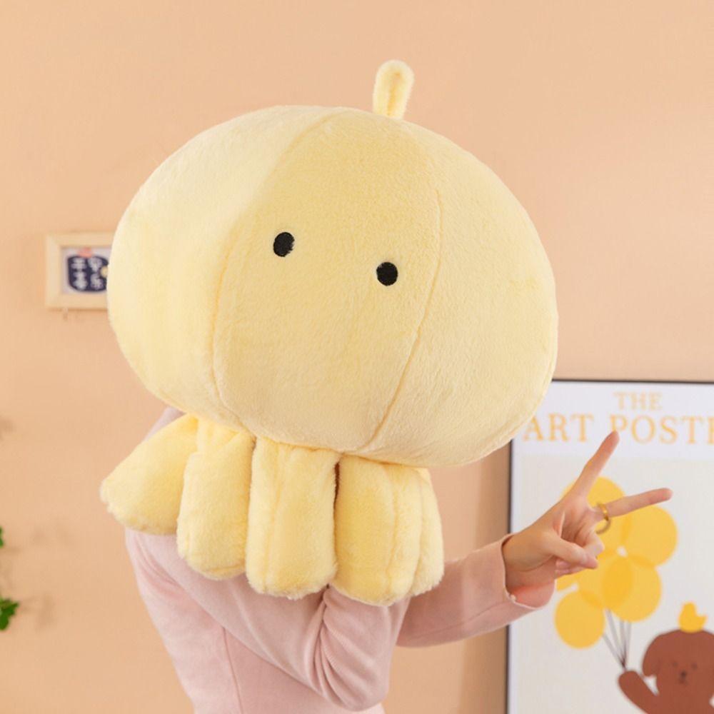 Bedroom Sofa Yellow Octopus Plush Toy Home Decoration Octopus Throw Pillows Children's Pillow Toys