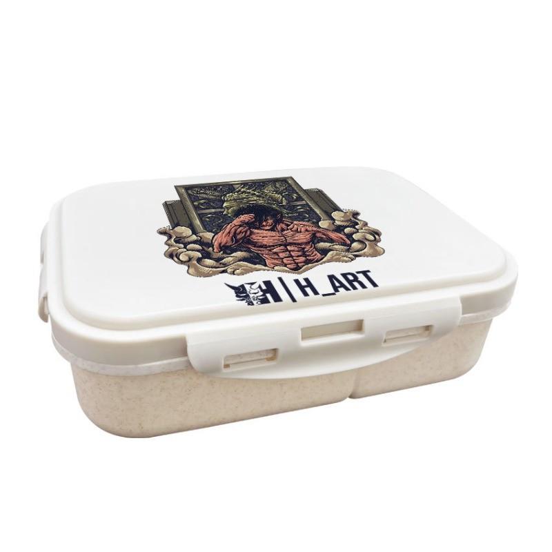 

Anime Cartoon Attack on Titan Printed Wheat Straw Lunch Box