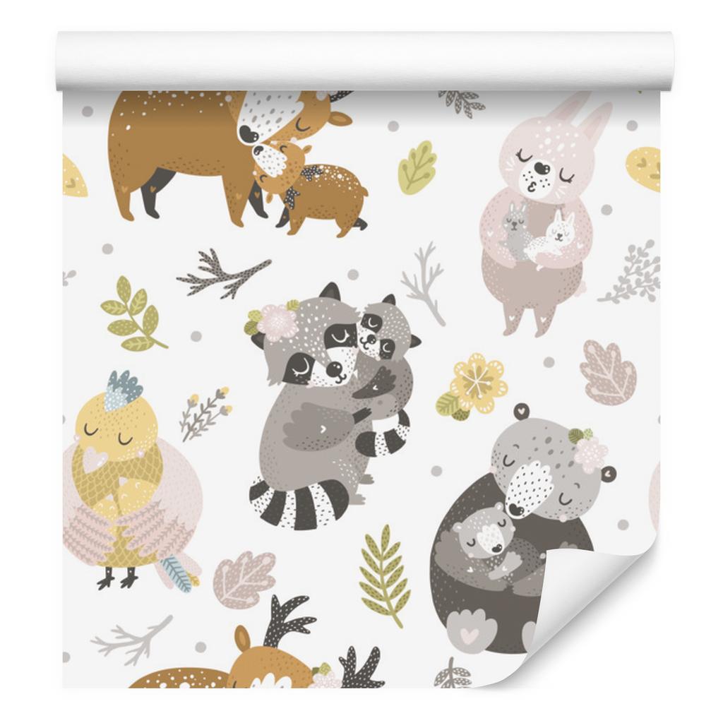 Forest Animals Wallpaper for Living Room and Bedroom 50x1000