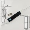 Chrome Finish Gate Lock Multi-purpose Distribution Box Lock Cabinet Door Lock  Electrical Cabinet
