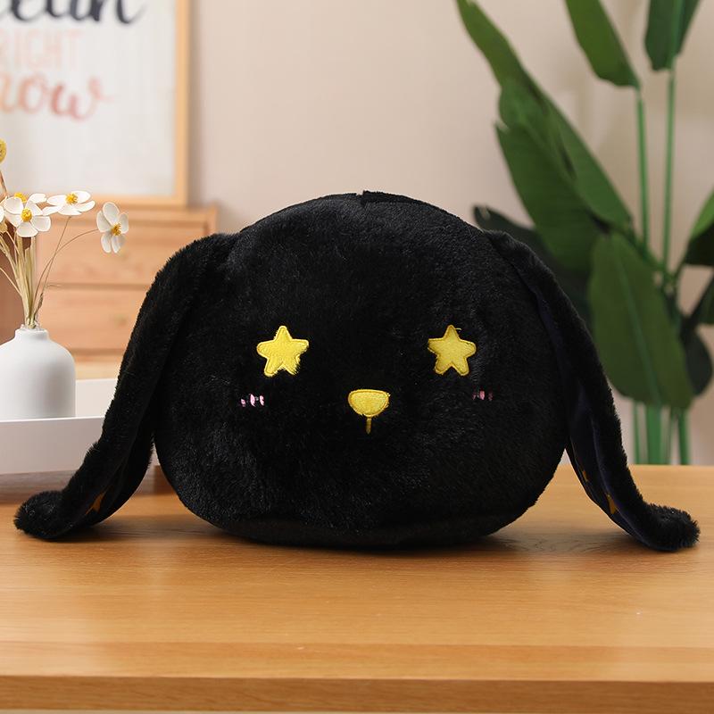 Cute Starry Sky Rabbit Dumpling Throw Pillow Large Bunny Plush Doll Lazy Bed Big Pillow Girl Sleeping Doll