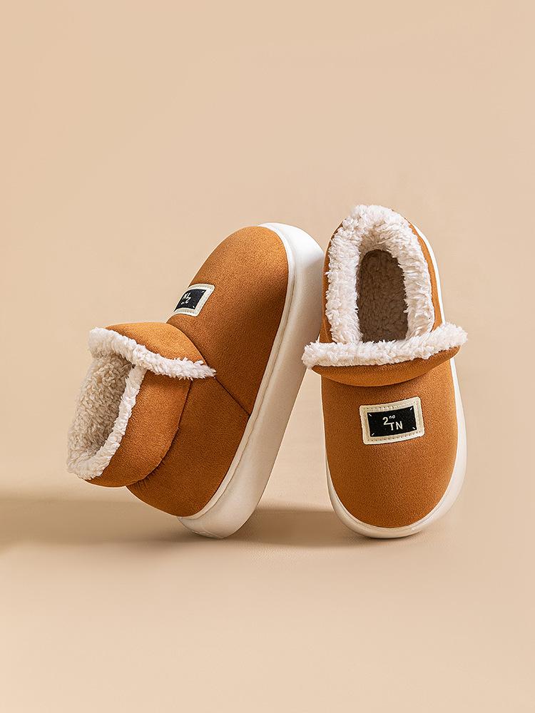 

Легкая теплая плюшевая мягкая удобная сумка для осени и зимы с хлопковыми тапочками, универсальная домашняя обувь для пары для дома в помещении 44-45 sizes [Shoes 1-2 sizes smaller]