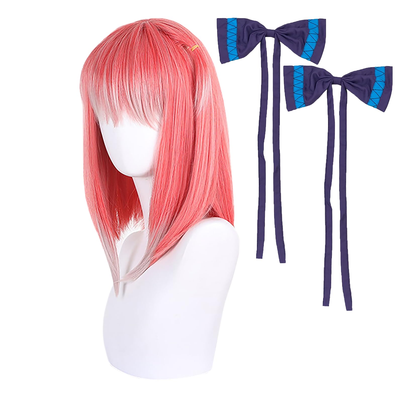 

[Milky Time] The Quintessential Quintuplets Nino Nakano Cosplay Wig, Halloween Anime Wig, Short
