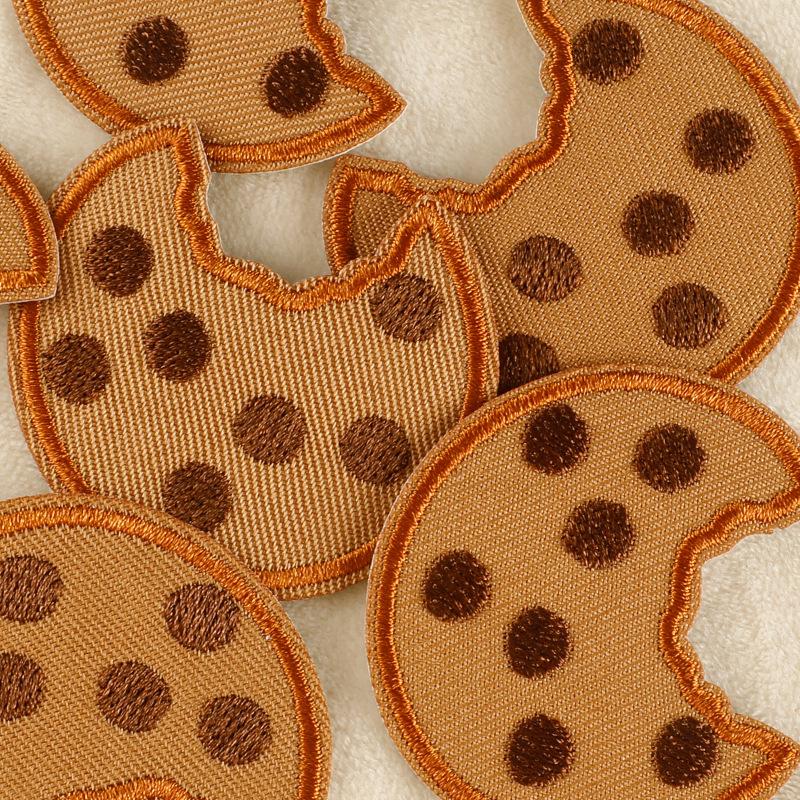Cookies Clothes Patches Clothing Accessories DIY Cloth Logo Embroidery Shoes and Hats Accessories Cloth Stickers