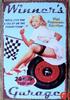 Donley Tin Sign American Beauty 5-Piece Set Wall Plate Retro Goods Interior (garage/car)