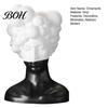 Versatile Model Room Display Modern Abstract Bust Statue, Man Portrait Sculpture, Minimalist Black And Stylish Vinyl Art Pieces White Ornament