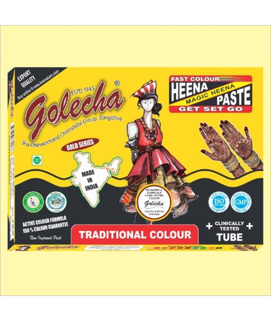 Golecha Gold Black Henna Tube 10 TUBE