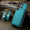 Luxury Flip Card Slot Wallet Leather Stand Case For Samsung Galaxy S25 S24 Ultra S23 FE S22 Plus S21 S20 A55  Protection Cover
