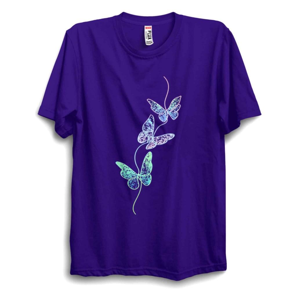 Butterfly Line Art T-Shirt – Aesthetic Minimalist Summer Tee – Unisex Cute Top