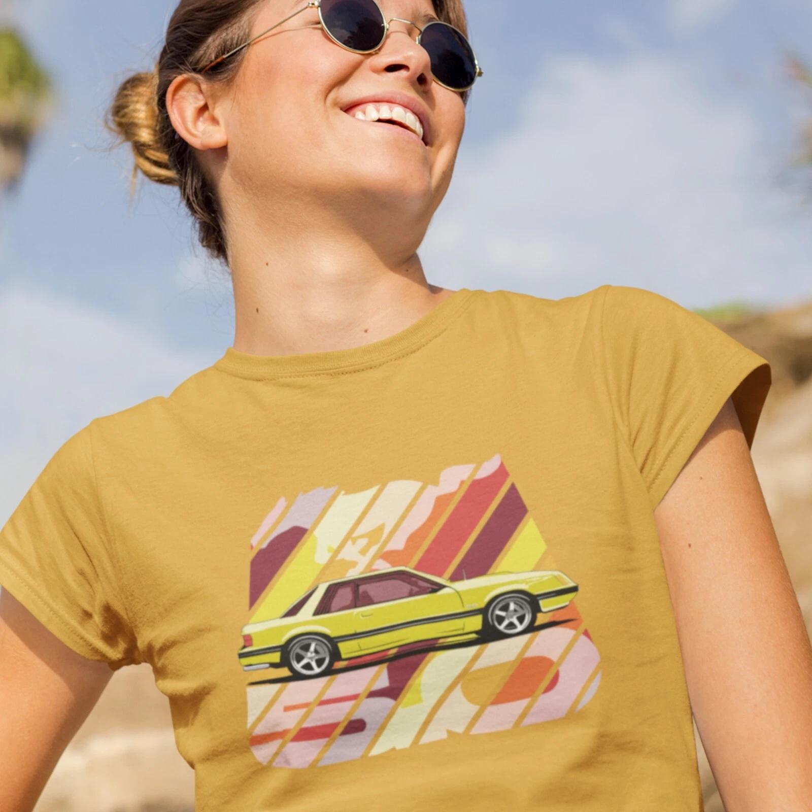 

Fox Body Mustang Unisex t-shirt - Yellow 81 Ford Mustang 3XL