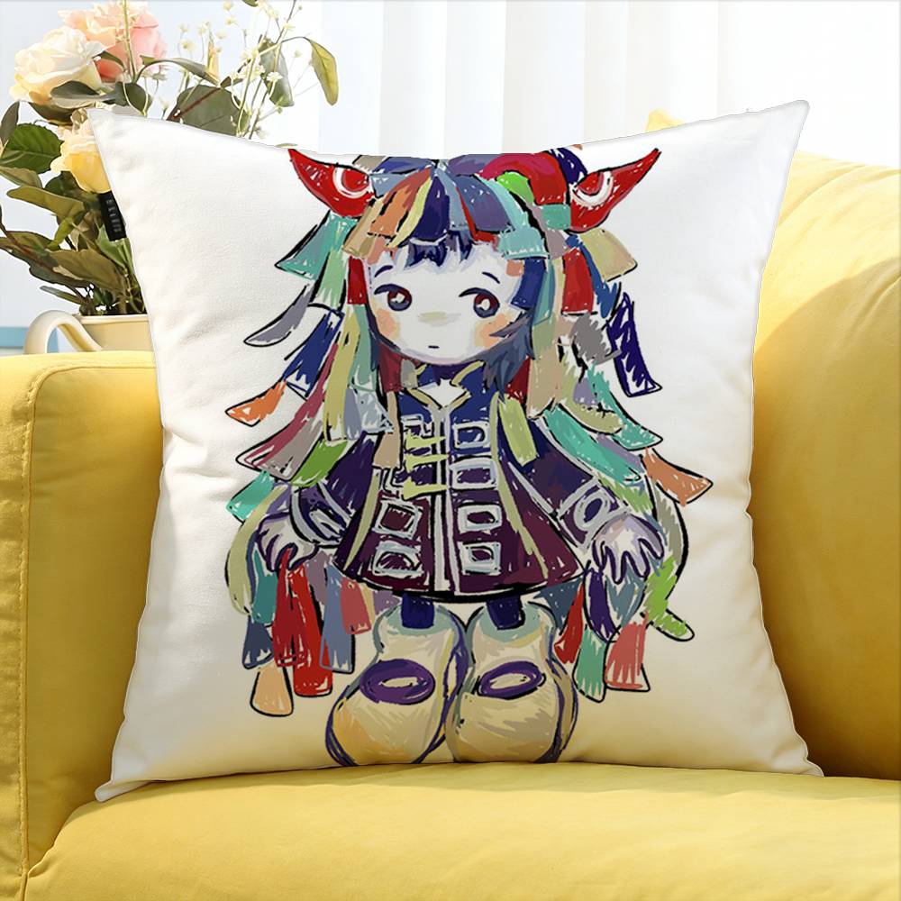 Kikuo Cute Cartoon World Various Sizes Square Pillow Case For Car Home Bedchamber Decor
