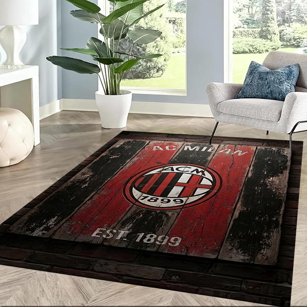 Ac Milan Floor Rug Office Rug Design For Dormitory Entryway Bedrooms Kitchen Antislip Carpet Decorate Offices Best For Christmas