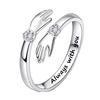 New 925 Silver Ring 5A Zircon Embrace hand for Women Wedding Luxury Jewelry Engagement Charm Fashion Party Gifts