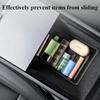 For Tesla Model Y Juniper 2025 TPE Waterproof Central Control Storage Box Armrest Under Stowing Tidying Organize Car Accessories