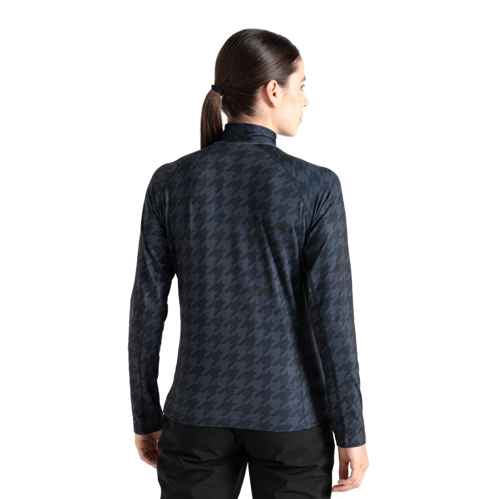 Womens/Ladies Divulge Dogtooth Core Stretch Midlayer